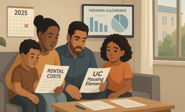 how much will uc pay towards private rent
