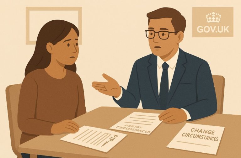 does pip change of circumstances mean another assessment