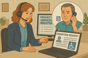 How Do Water Companies Handle Blue Badge Holder Requests