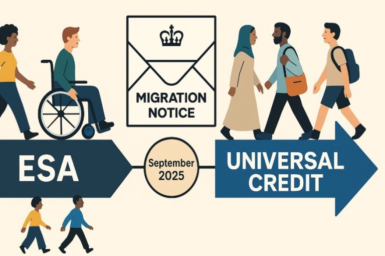 Moving from ESA to Universal Credit