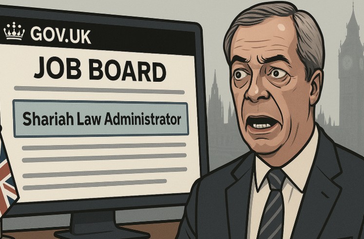 Shariah Law Administrator DWP Job Posting Criticised by Nigel Farage