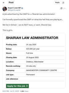 Why Did Nigel Farage React Strongly to the DWP Job Advert