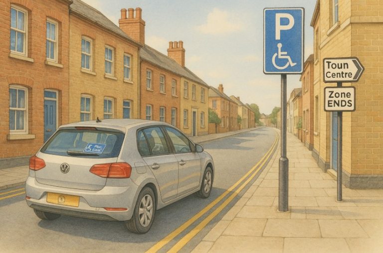 Can I Park on Double Yellow Lines With a Blue Badge