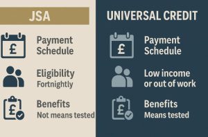 How Does JSA Compare to Universal Credit