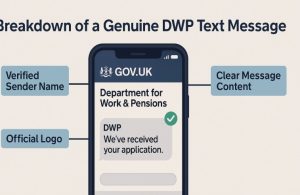 What Is a DWP Official Notice Text