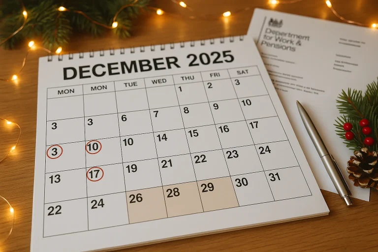 When Are DWP Christmas Payments Dates 2025